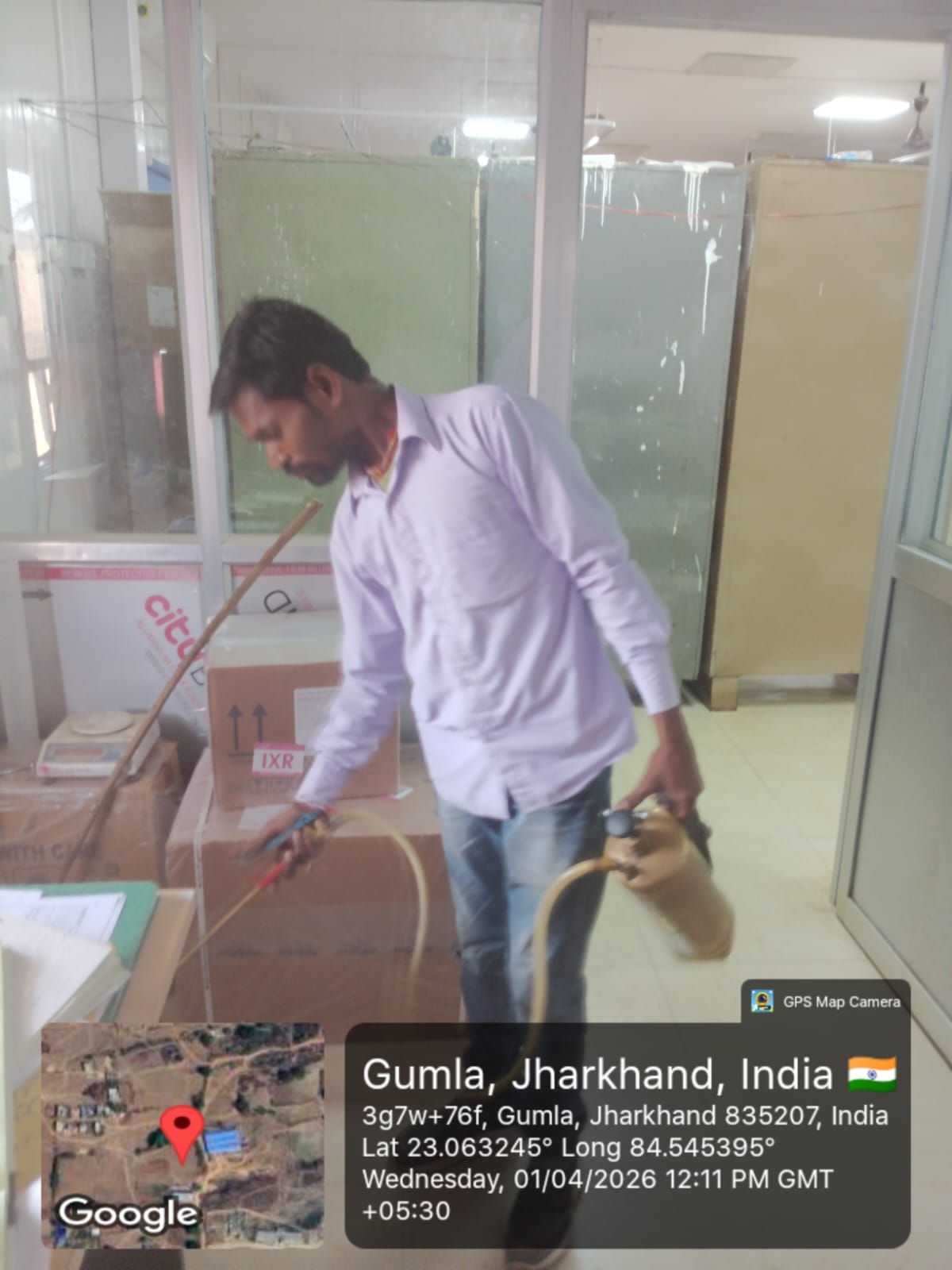 Office/Lab pest treatment – Gumla, Jharkhand